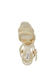 Золотистый цвет - Dune London Manifesting Mini Platform Sandals - Изображение 5 из 6