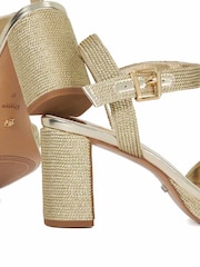 Золотистый цвет - Dune London Manifesting Mini Platform Sandals - Изображение 6 из 6