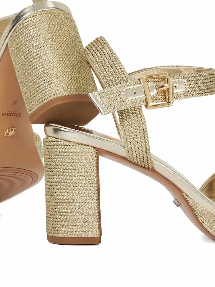 Золотистый цвет - Dune London Manifesting Mini Platform Sandals - Изображение 6 из 6