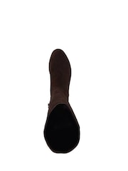 Dune London Brown Tayla Smart Stretch High Leg Boots - Image 7 of 8