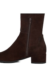 Dune London Brown Tayla Smart Stretch High Leg Boots - Image 8 of 8