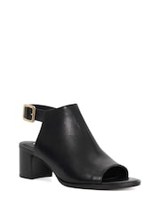 Dune London Black Joupe Block Heel Mule Shoes - Image 2 of 5