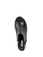 Dune London Black Joupe Block Heel Mule Shoes - Image 4 of 5