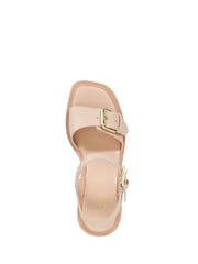 Dune London Pink Jupiter Buckle Flatform Sandals - Image 4 of 5