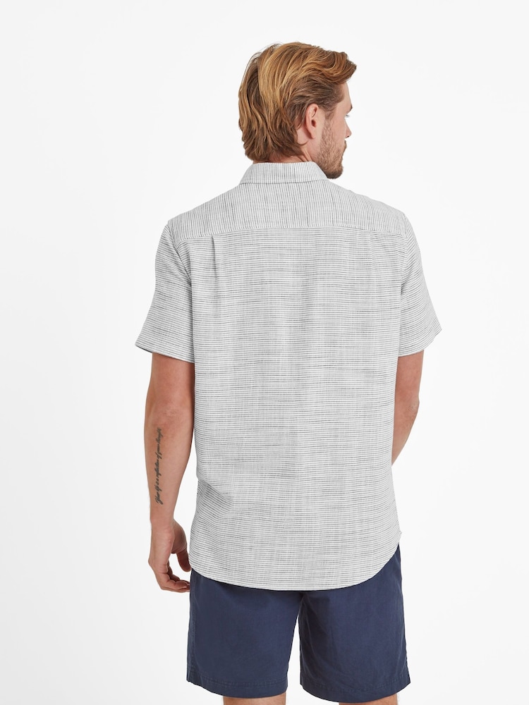 Tog 24 White Mens Greyson 100% Cotton Shirt - Image 3 of 6