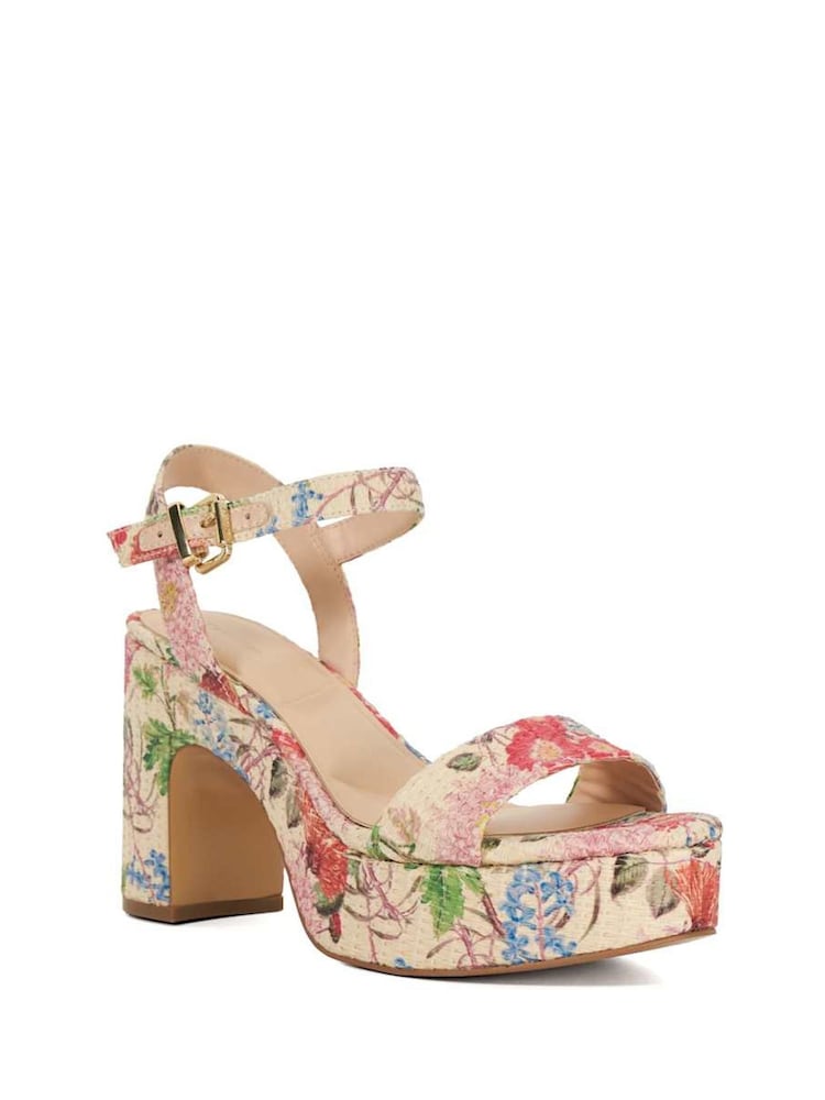 Бежевый свет - Dune London Monotone Platform Heel Sandals - Изображение 2 из 6