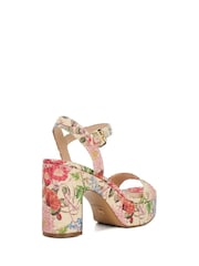 Бежевый свет - Dune London Monotone Platform Heel Sandals - Изображение 3 из 6