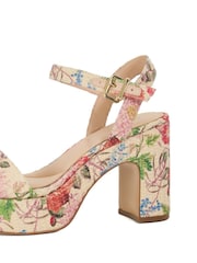 Бежевый свет - Dune London Monotone Platform Heel Sandals - Изображение 5 из 6