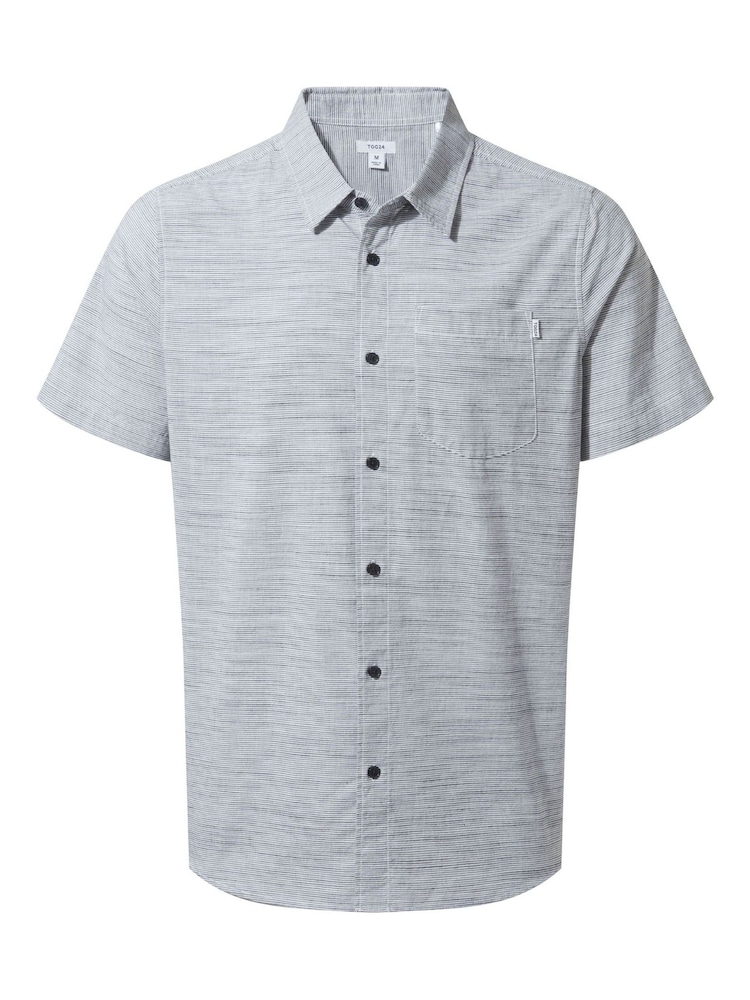 Tog 24 Blue Mens Christos 100% Cotton Shirt - Image 6 of 6