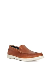 Dune London Red Buftonn Sole Loafers - Image 2 of 5