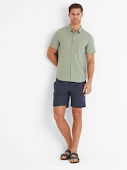 Tog 24 Green Mens Preston Pistachio 100% Cotton Shirt - Image 1 of 6