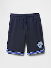 Donkerblauw - Gap mesh shorts met elastische taille (4-13jr) - Image 4 of 5