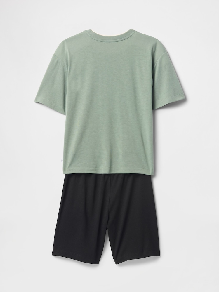 Gap Green Football Short Pyjamas (6-13yrs) - Image 2 of 3