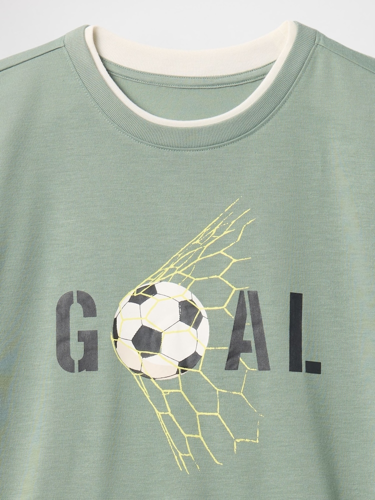 Gap Green Football Short Pyjamas (6-13yrs) - Image 3 of 3