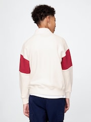 Gap Cream Vintage Soft Half-Zip Logo Pullover (4-13yrs) - Image 2 of 4