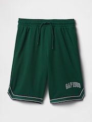 Gap Green Mesh Pull On Shorts (4-13yrs) - Image 4 of 5