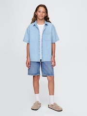 Gap Blue Denim Shirt (4-13yrs) - Image 3 of 5