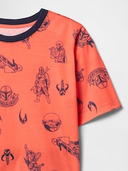 Gap Orange Star Wars Short Sleeve Pyjamas (6-13yrs) - Image 3 of 3