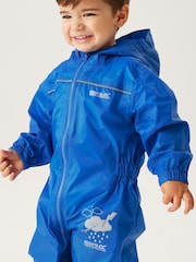 Regatta Blue Kids Puddlesuit - Image 4 of 8