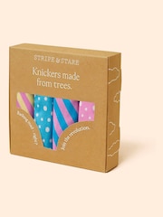 Stripe & Stare Multicolour Original  Knickers 4 Pack - Image 3 of 4