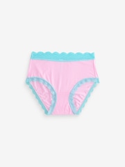 Stripe & Stare Multicolour High Rise Knickers 4 Pack - Image 3 of 10