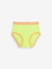 Stripe & Stare Multicolour High Rise Knickers 4 Pack - Image 8 of 10