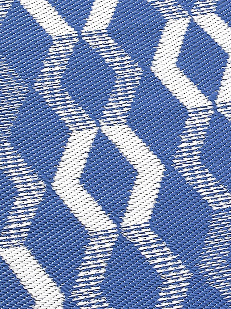 Fusion Blue Rico Outdoor UV Resistant Outdoor Rug - Image 3 of 3