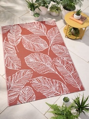 Fusion Terracotta Matteo UV Resistant Outdoor Rug - Image 1 of 4