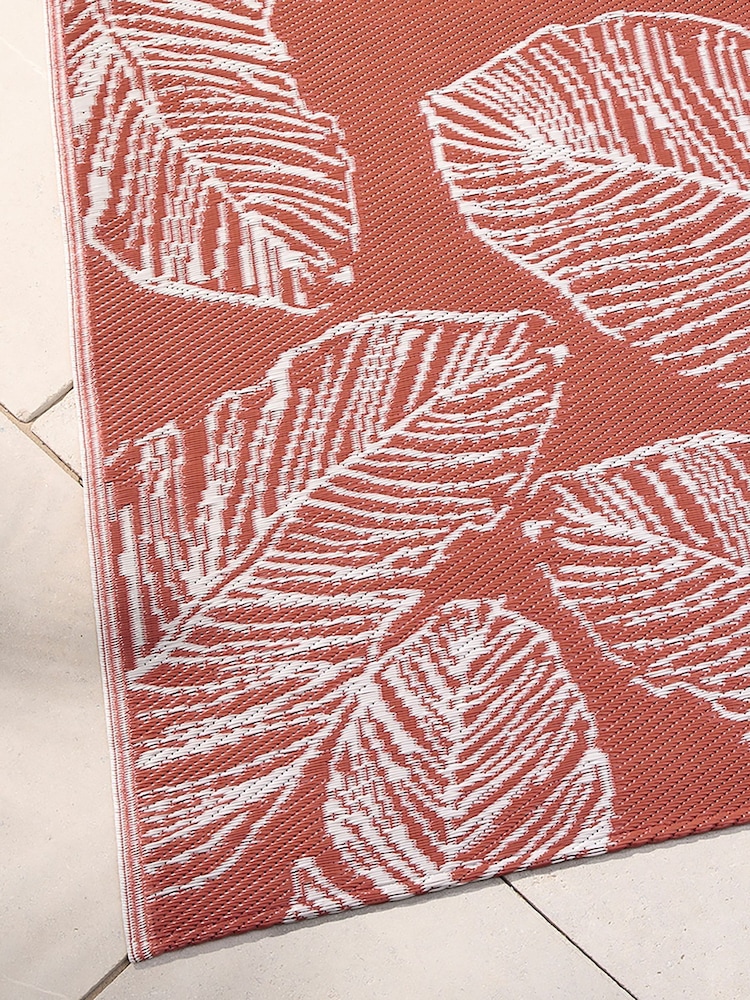 Fusion Terracotta Matteo UV Resistant Outdoor Rug - Image 2 of 4