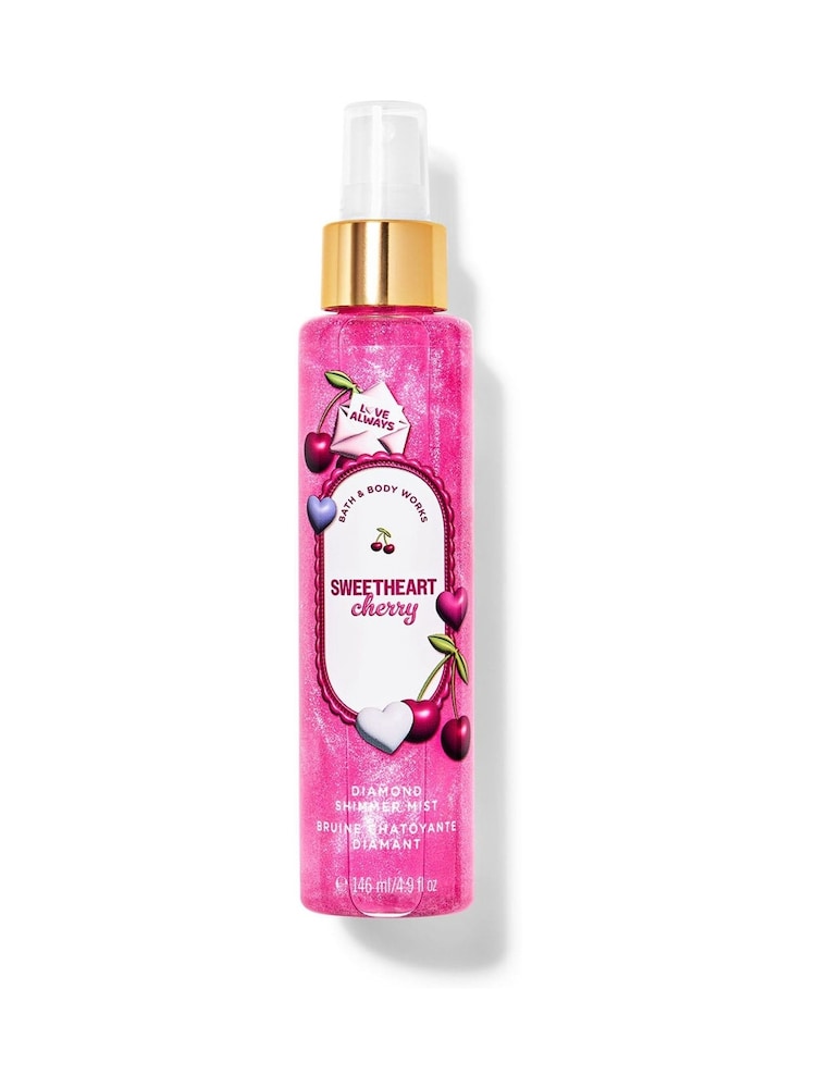 Bath & Body Works Sweetheart Cherry Diamond Shimmer Mist 4.9 fl oz / 145 mL - Image 1 of 1