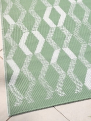 Fusion Green Rico Outdoor UV Resistant Outdoor Rug - Image 2 of 3
