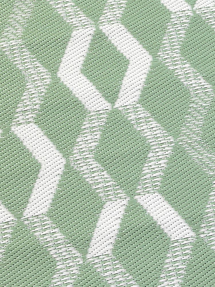 Fusion Green Rico Outdoor UV Resistant Outdoor Rug - Image 3 of 3