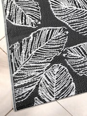 Fusion Black Matteo UV Resistant Outdoor Rug - Image 2 of 3