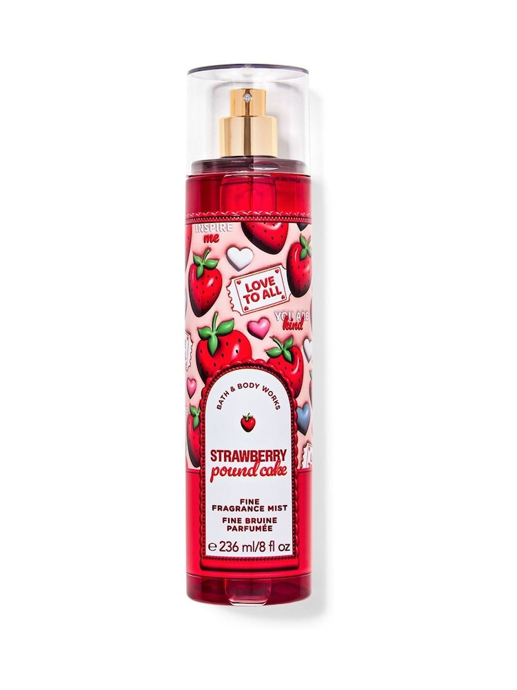Bath & Body Works Strawberry Pound Cake Fine Fragrance Body Mist 8 fl oz / 236 mL - Image 1 of 1
