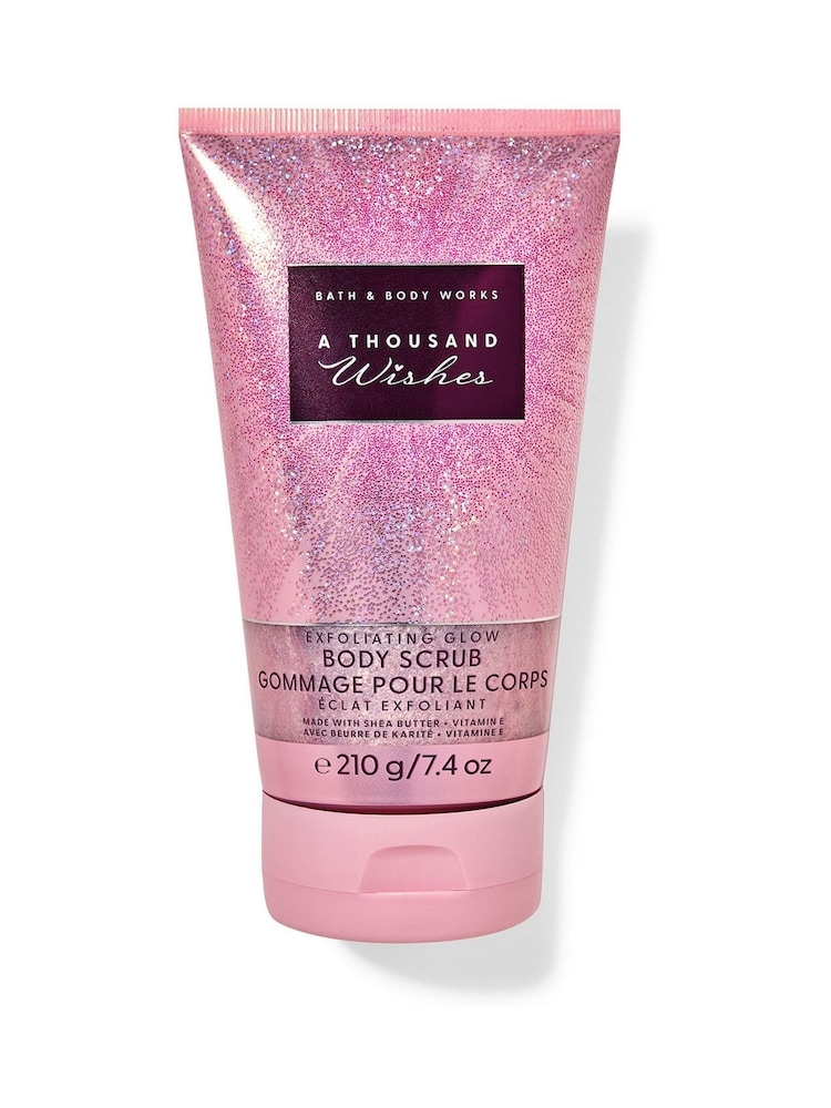 Bath & Body Works A Thousand Wishes Exfoliating Glow Body Scrub 8 fl oz / 226 g - Image 1 of 2 Bath & Body Works A Thousand Wishes Exfoliating Glow Body Scrub 8 fl oz / 226 g - Image 1 of 2