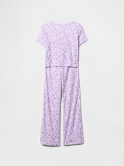 Paarse strik - Gap Pointelle Long Pyjamas (6-13yrs) - Image 2 of 3
