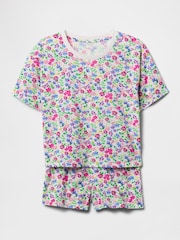 Estampado floral blanco - Gap Pointelle Short Pyjamas (6-13yrs) - Imagen 1 de 3