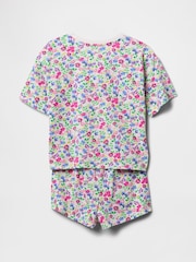 Estampado floral blanco - Gap Pointelle Short Pyjamas (6-13yrs) - Imagen 2 de 3