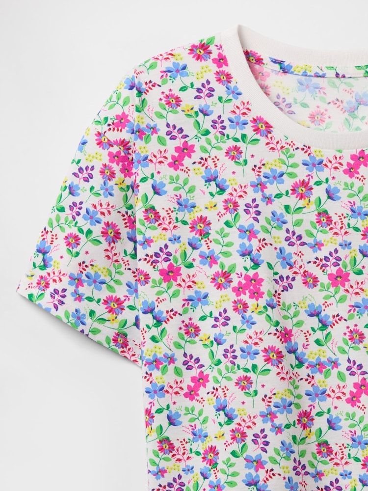 Estampado floral blanco - Gap Pointelle Short Pyjamas (6-13yrs) - Imagen 3 de 3