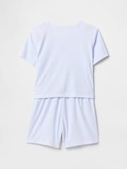 Gap Blue Cherry Pointelle Short Pyjamas (6-13yrs) - Image 2 of 3
