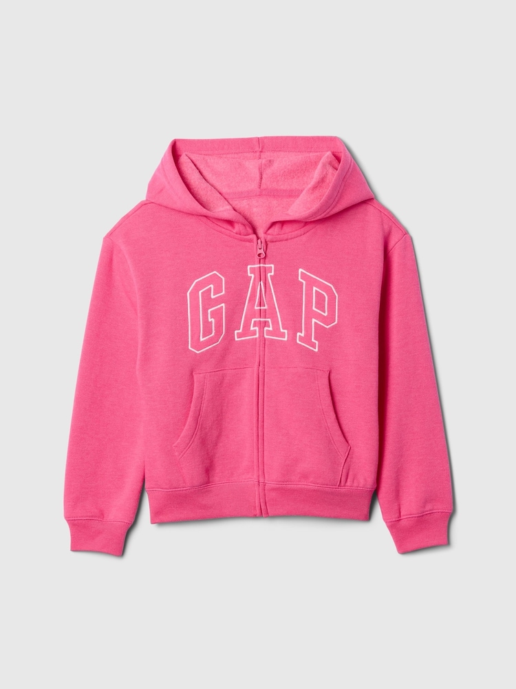 Gap Pink Zip Up Logo Hoodie (4-13yrs) - Image 1 of 1 Gap Pink Zip Up Logo Hoodie (4-13yrs) - Image 1 of 1