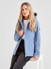 Tog 24 Blue Womens KELD Waterproof Packaway Jacket - Image 4 of 7