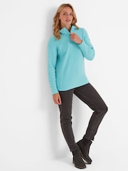 Tog 24 Blue Womens Revive Zip Neck Fleece - Image 1 of 6
