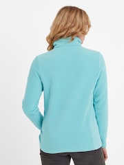 Tog 24 Blue Womens Revive Zip Neck Fleece - Image 3 of 6