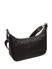 Pure Luxuries London 'Lancaster' Leather Cross-Body Black Bag - Image 2 of 7