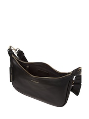 Pure Luxuries London 'Lancaster' Leather Cross-Body Black Bag - Image 3 of 7