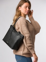 Pure Luxuries London Windsor Leather Black Tote Bag - Image 6 of 7