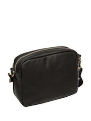 Pure Luxuries London 'Froome' Leather Cross-Body Black Bag - Image 2 of 7