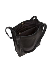 Pure Luxuries London 'Brighton' Leather Black Tote Bag - Image 3 of 7