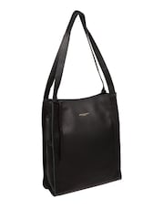 Pure Luxuries London 'Brighton' Leather Black Tote Bag - Image 4 of 7